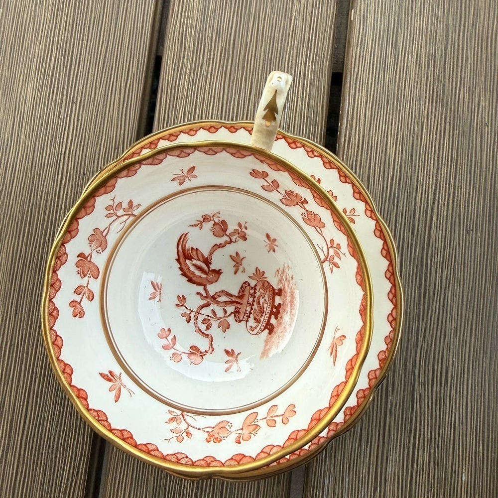English Vintage Grosvenor Bone China “Ming Blossom” Teacup & Saucer – England - Picture 3 of 5